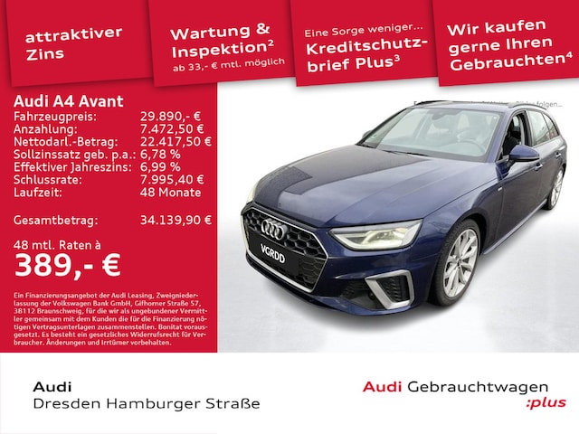 Audi A4 40 TFSI Avant S-Line S-Tronic