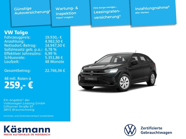 Volkswagen Taigo 1.0 TSI