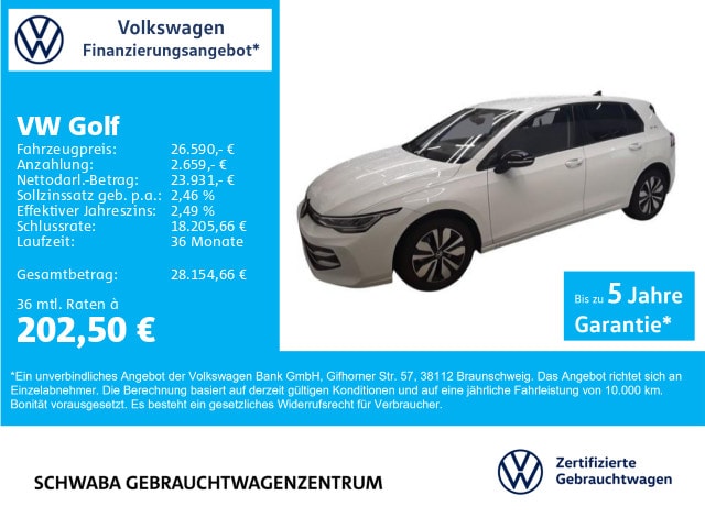 Volkswagen Golf 1.5 eTSI DSG Golf VIII