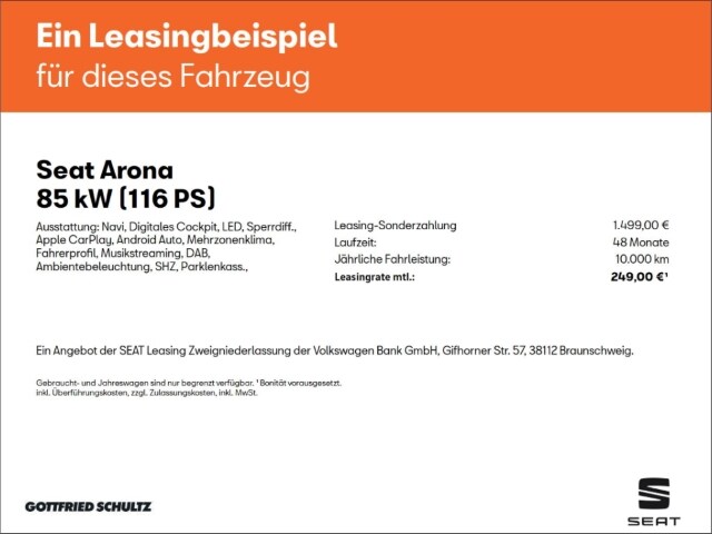 Seat Arona DSG FR-lijn