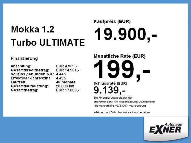 Opel Mokka 1.2 Turbo Turbo Ultimate