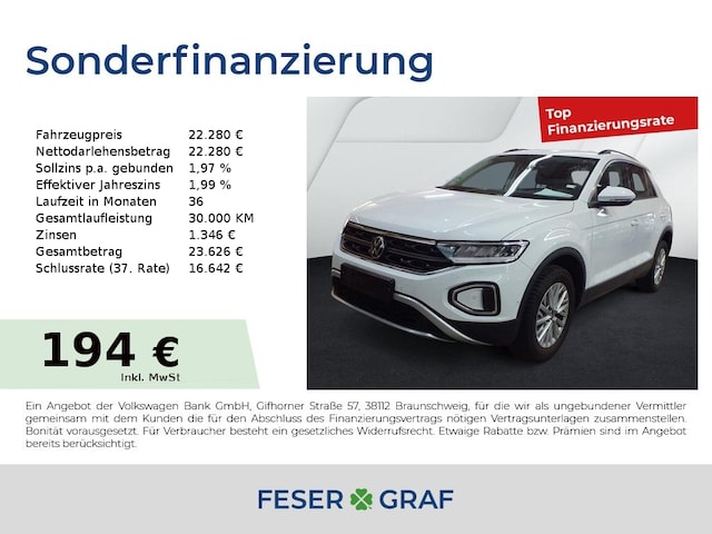 Volkswagen T-Roc 1.0 TSI Life