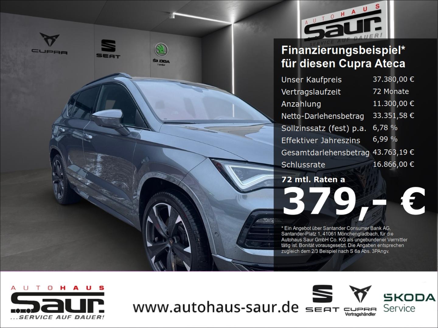 Cupra Ateca 2.0 TSI 4Drive DSG