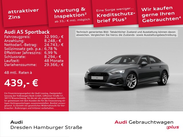 Audi A5 35 TFSI S-Line Sportback