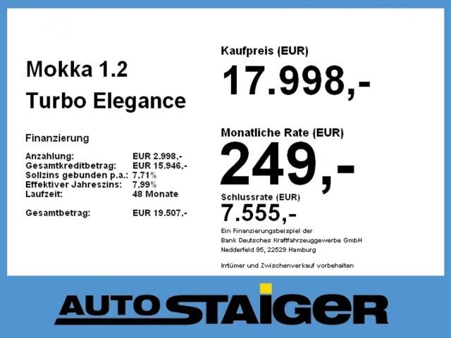 Opel Mokka 1.2 Turbo Elegance Turbo