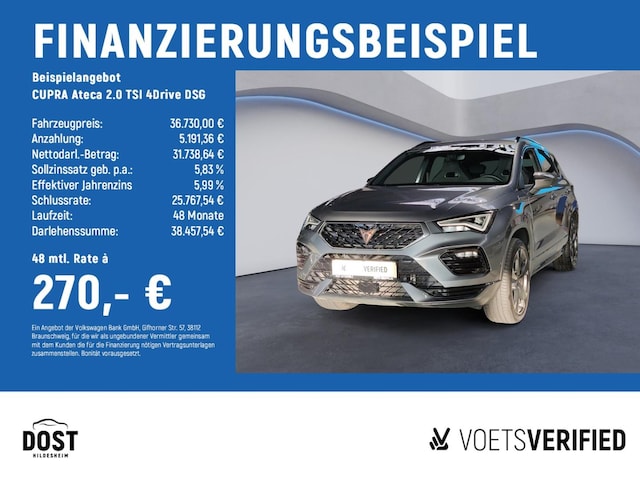 Cupra Ateca 2.0 TSI 4Drive DSG