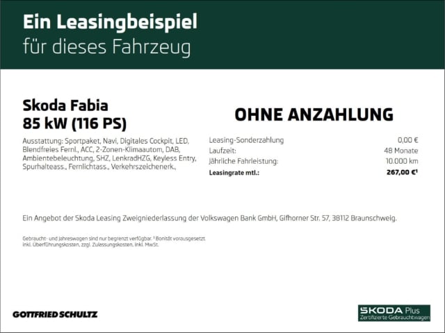 Skoda Fabia 1.0 TSI Monte Carlo