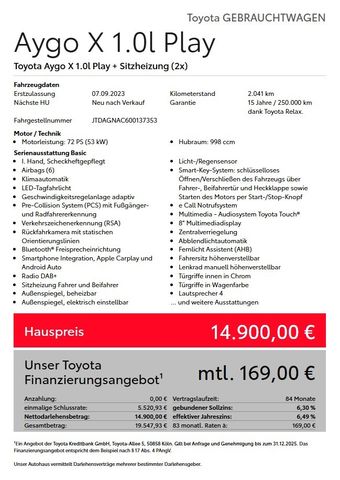 Toyota Aygo X 5-deurs Comfort