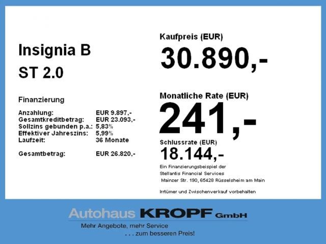 Opel Insignia 2.0 CDTI Sports Tourer Ultimate