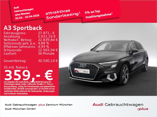 Audi A3 35 TDI S-Tronic Sportback