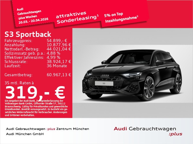 Audi S3 Quattro S-Tronic Sportback