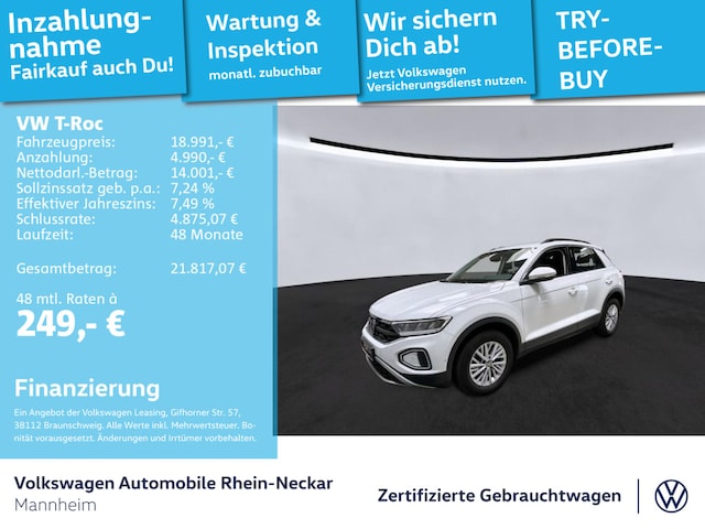 Volkswagen T-Roc 1.0 TSI Life