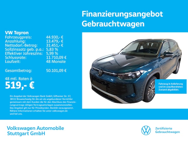 Volkswagen Tayron 2.0 TDI DSG Life