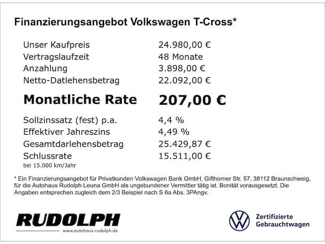 Volkswagen T-Cross 1.0 TSI Life