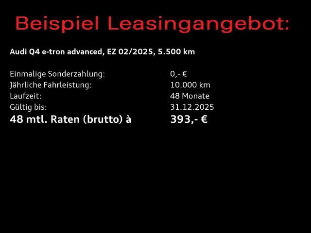 Audi Q4 e-tron advanced 45 / MMI-Navi plus, AHK, LED