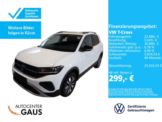 Volkswagen T-Cross 1.0 TSI Life