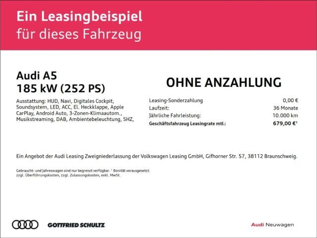 Audi A5 Avant Hybride Quattro S-Line