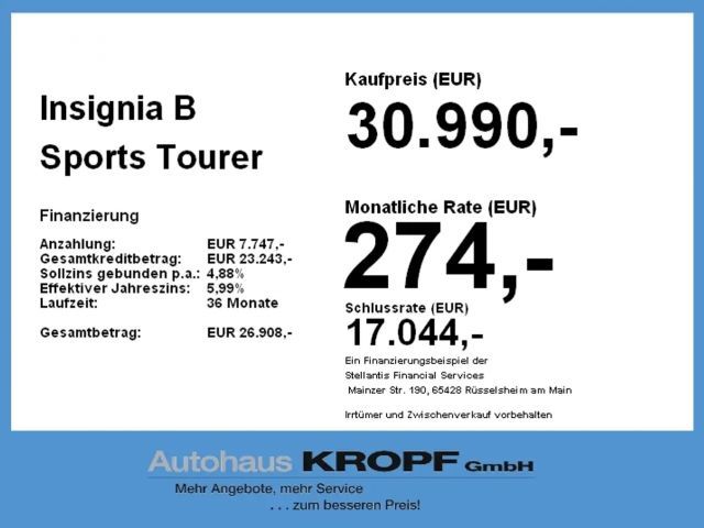 Opel Insignia 2.0 CDTI Sports Tourer Ultimate