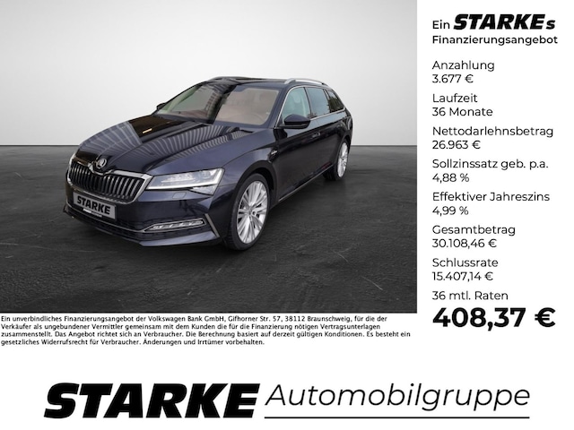 Skoda Superb 2.0 TDI Combi Laurin & Klement