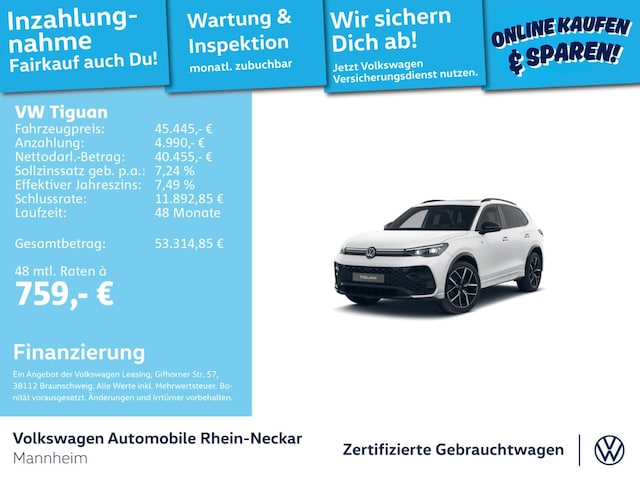 Volkswagen Tiguan 2.0 TSI 4Motion DSG R-Line