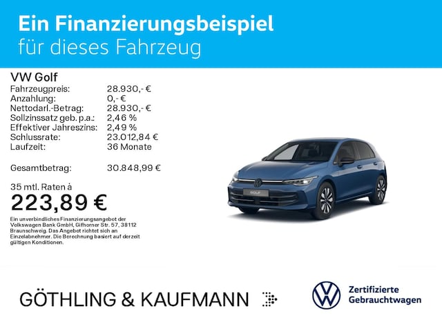 Volkswagen Golf 1.5 eTSI DSG Golf VIII IQ.Drive