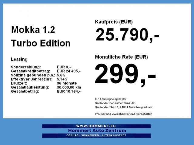 Opel Mokka 1.2 Turbo Edition Turbo