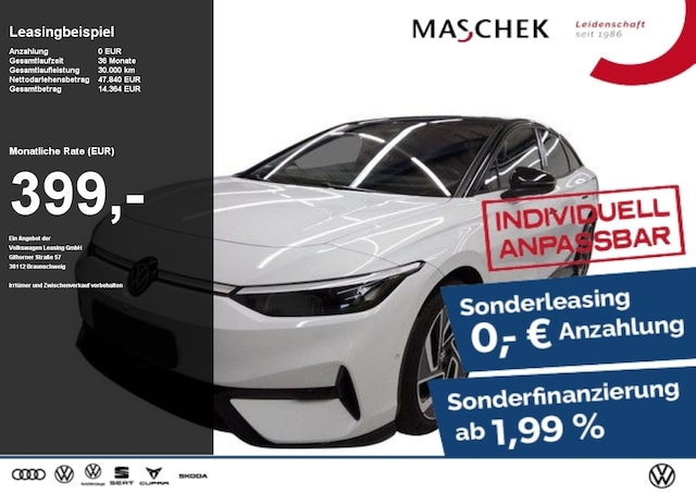 Volkswagen ID.7 Sonderleasing! AHK Anschlussg IQlight