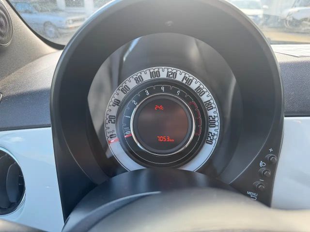 Fiat 500 1.0 Club, Klima, ESP, Temp., eFH, Zv m.FFB Weiß