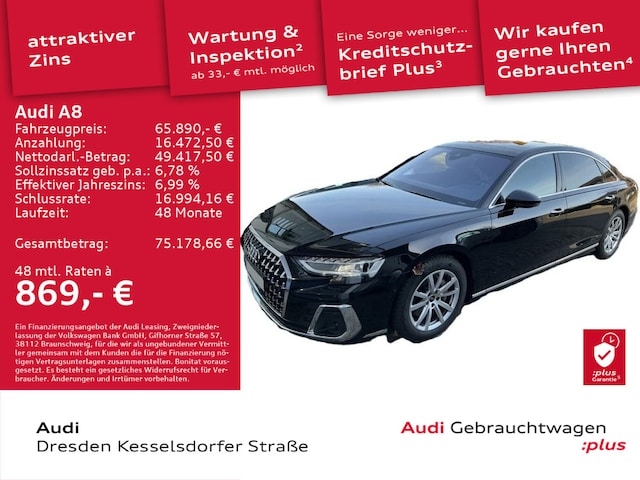 Audi A8 50 TDI Lang Quattro
