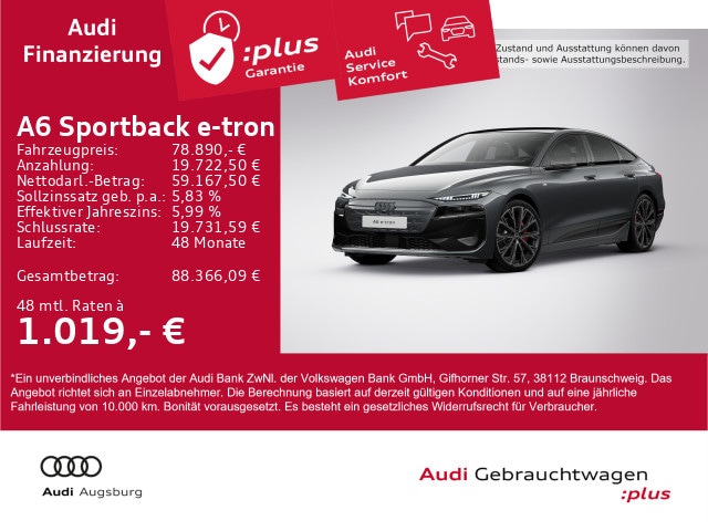 Audi A6 e-tron Performance Sportback