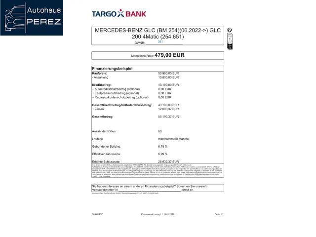 Mercedes-Benz GLC 200 4MATIC AMG Line Premium