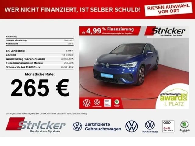 Volkswagen ID.5 150 kW 77 KWh IQ.Drive Pro