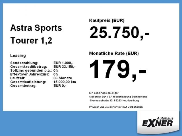 Opel Astra Edition Sports Tourer