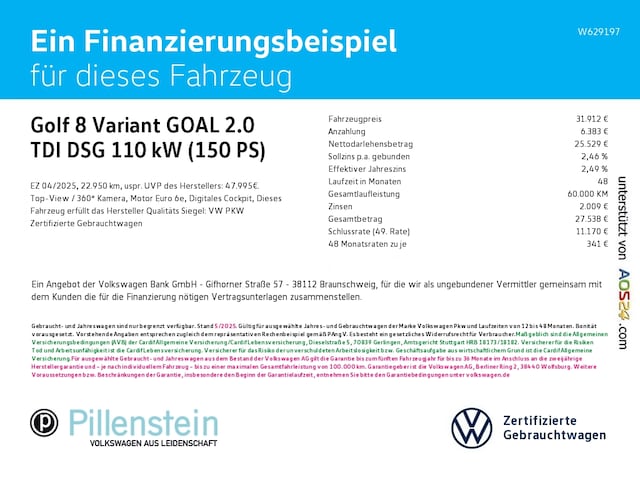 Volkswagen Golf 2.0 TDI DSG Variant