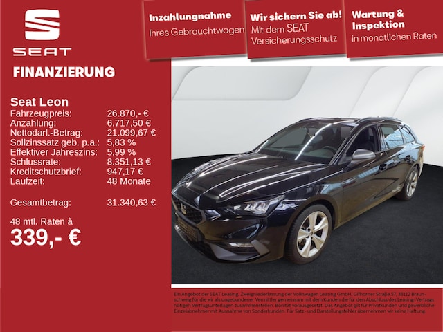 Seat Leon 1.5 eTSI DSG FR-lijn Sportstourer