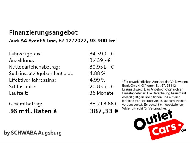 Audi A4 50 TDI Avant Quattro S-Line