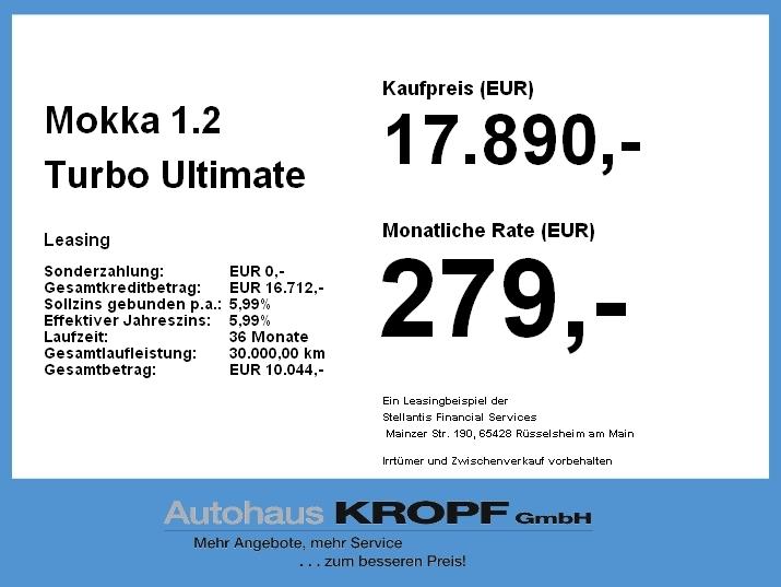 Opel Mokka 1.2 Turbo Turbo Ultimate