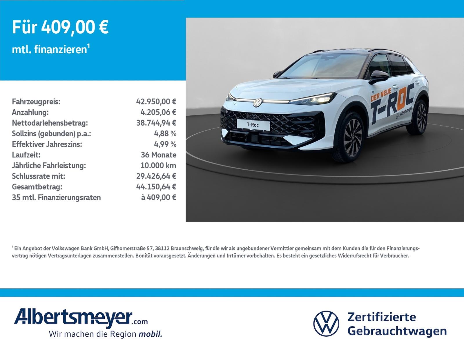 Volkswagen T-Roc 1.5 eTSI DSG R-Line