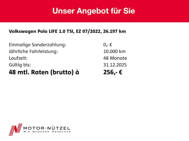 Volkswagen Polo 1.0 TSI Life