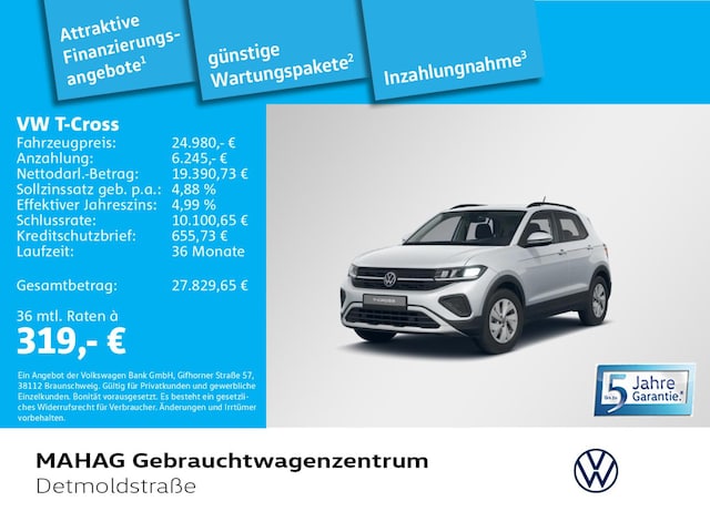 Volkswagen T-Cross 1.0 TSI Life
