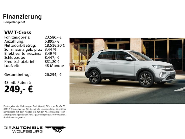 Volkswagen T-Cross 1.0 TSI DSG Style