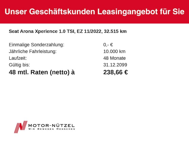 Seat Arona 1.0 TSI DSG