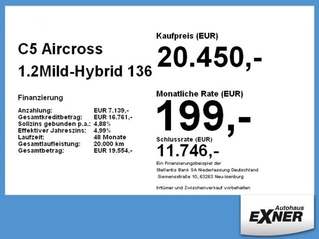 Citroën C5 Aircross Hybrid Plus