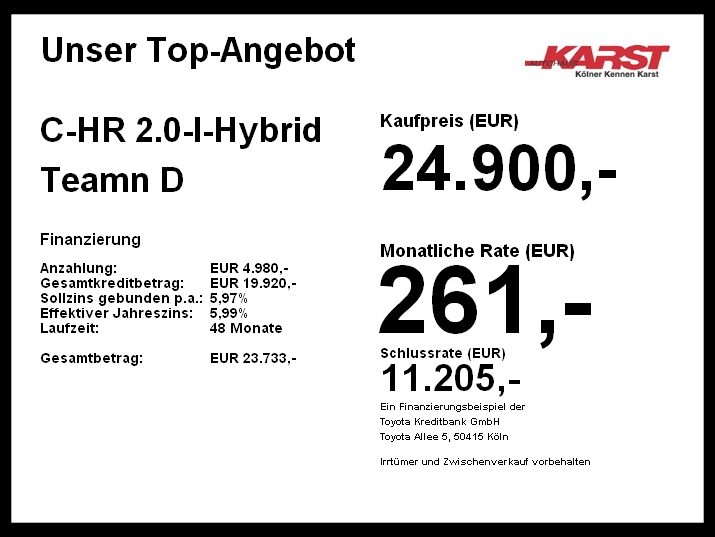 Toyota C-HR 5-deurs Team D