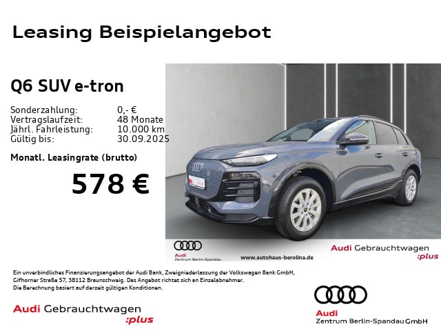 Audi Q6 e-tron SUV e-tron Audi Q6 SUV e-tron