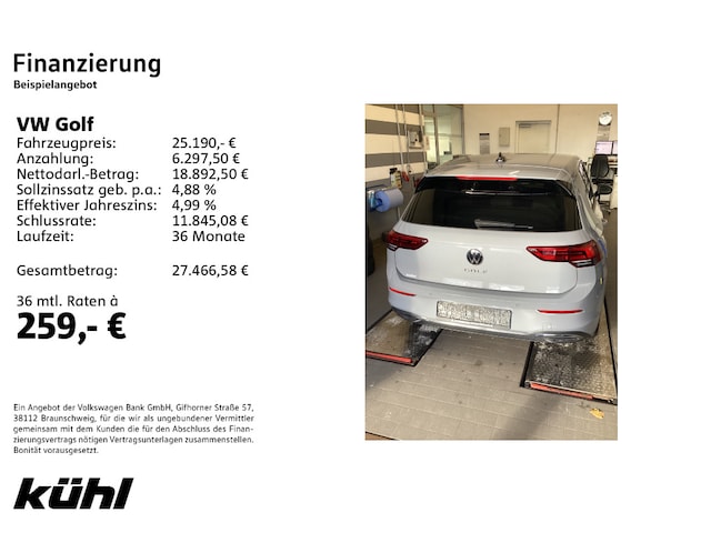 Volkswagen Golf 2.0 TDI DSG Golf VIII