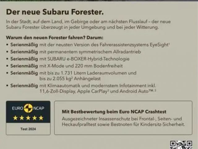 Subaru Forester AWD Comfort