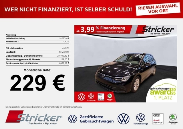 Volkswagen Golf 2.0 TDI DSG