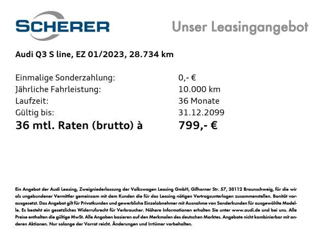 Audi Q3 40 TFSI Quattro S-Line