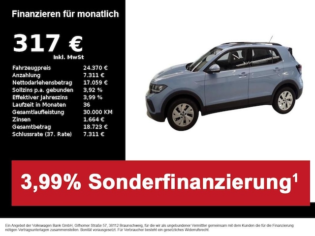 Volkswagen T-Cross 1.0 TSI DSG Life